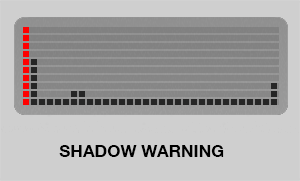 Shadow-warning