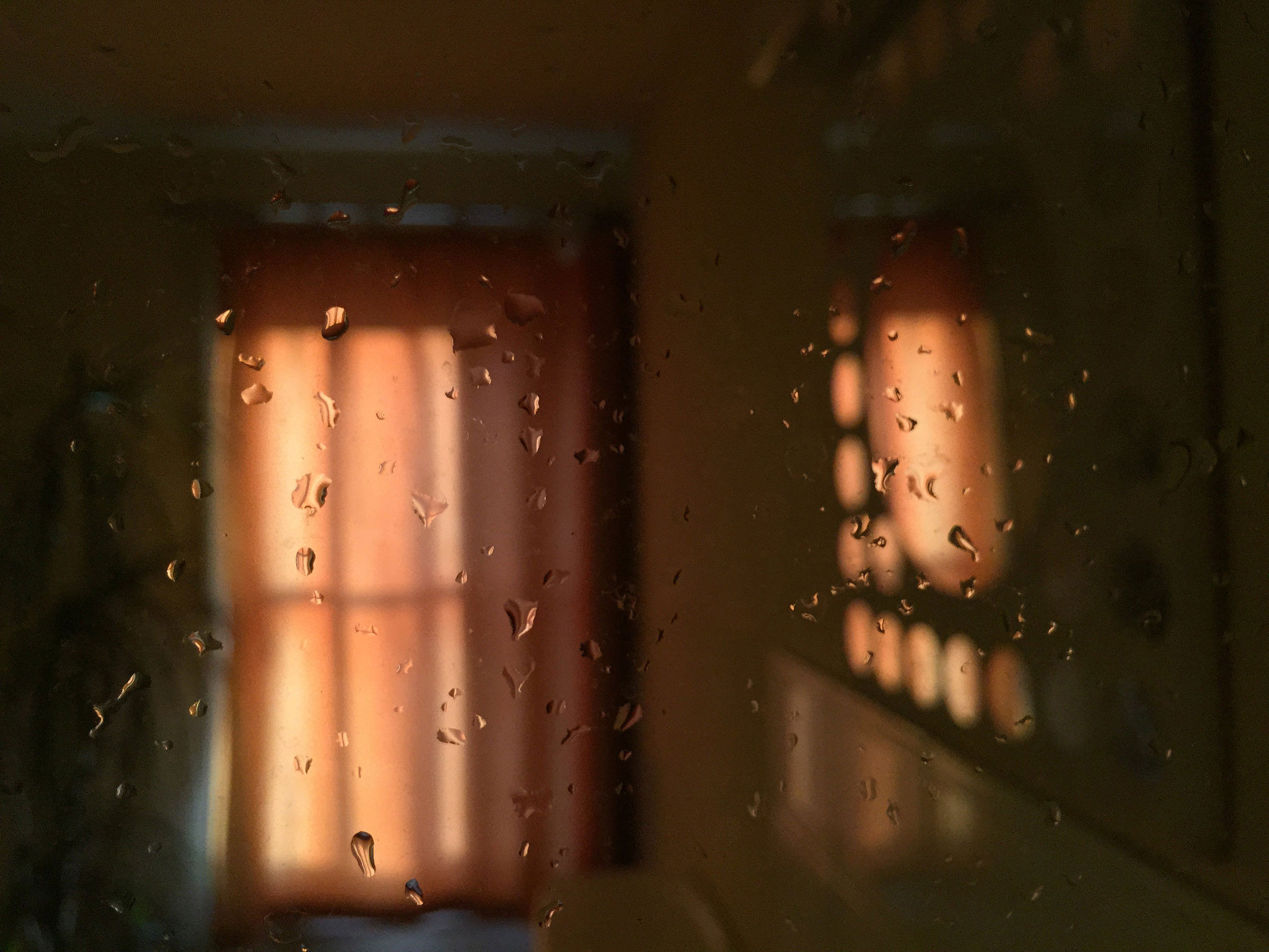 Drops on glass