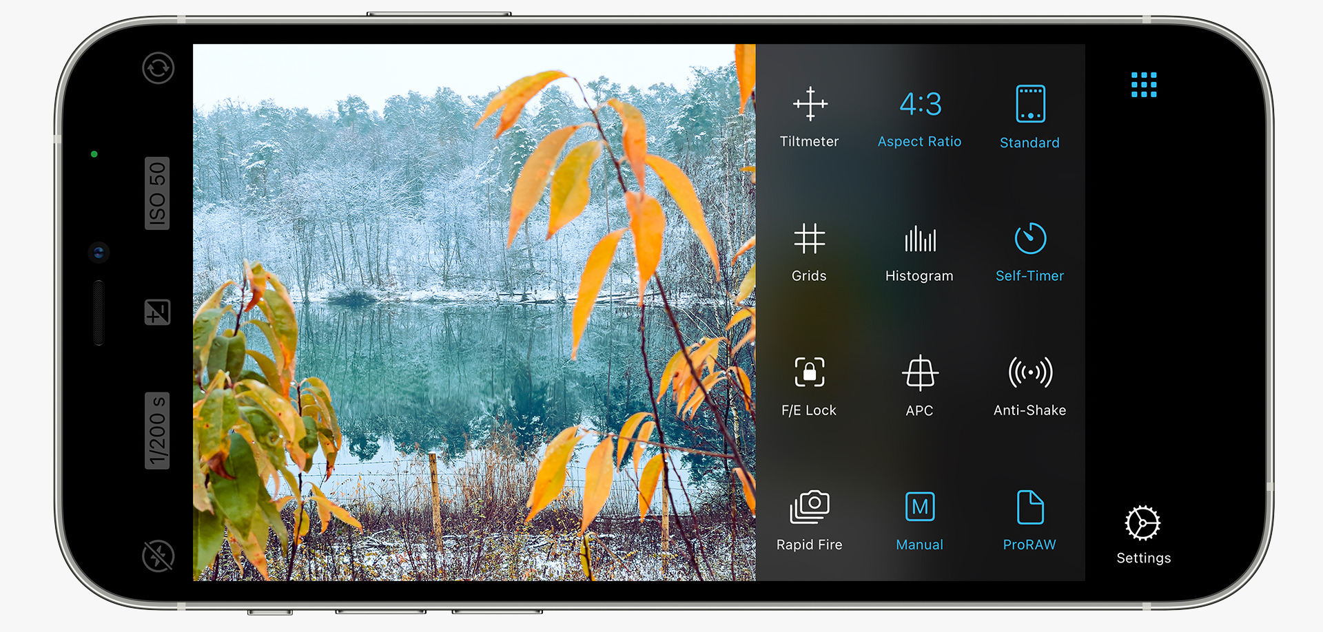 ProCamera Capture Screen Screenshot ProRAW Photo